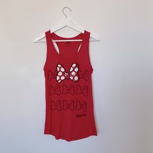 DISNEY PARKS MINNIE MOUSE RACERBACK TANK TOP
